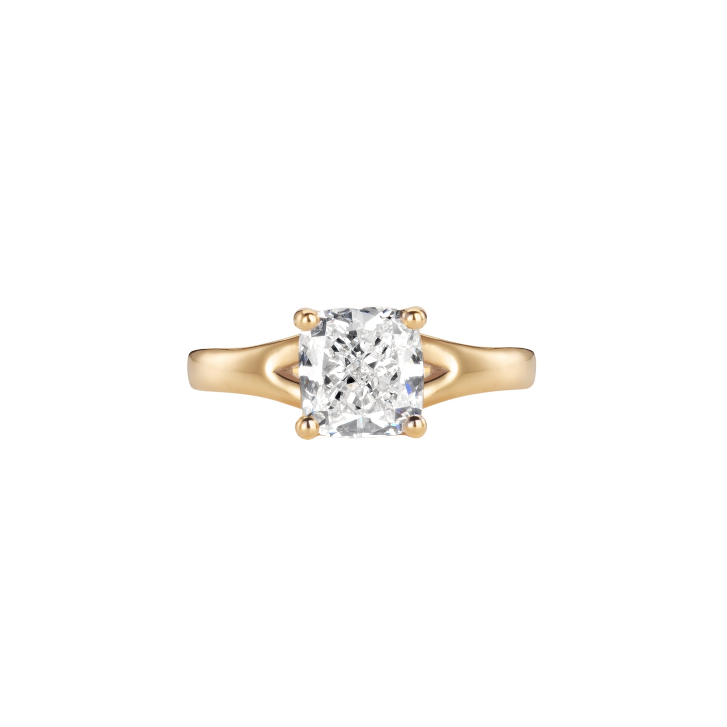 Crown Yellow Gold Ring