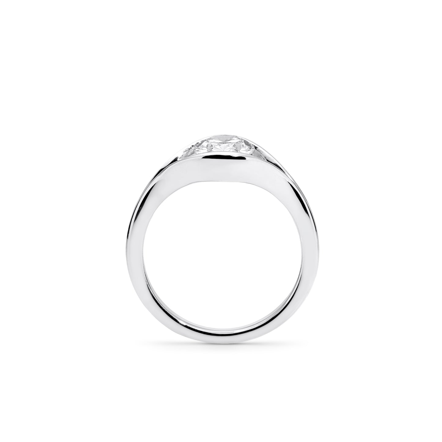 Luna Infinity White Gold Ring