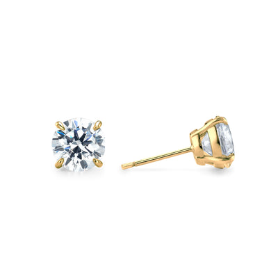 Charlotte Yellow Gold Studs