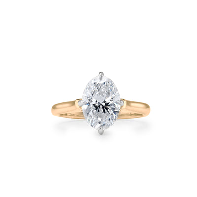 Elise Yellow and White Gold Ring