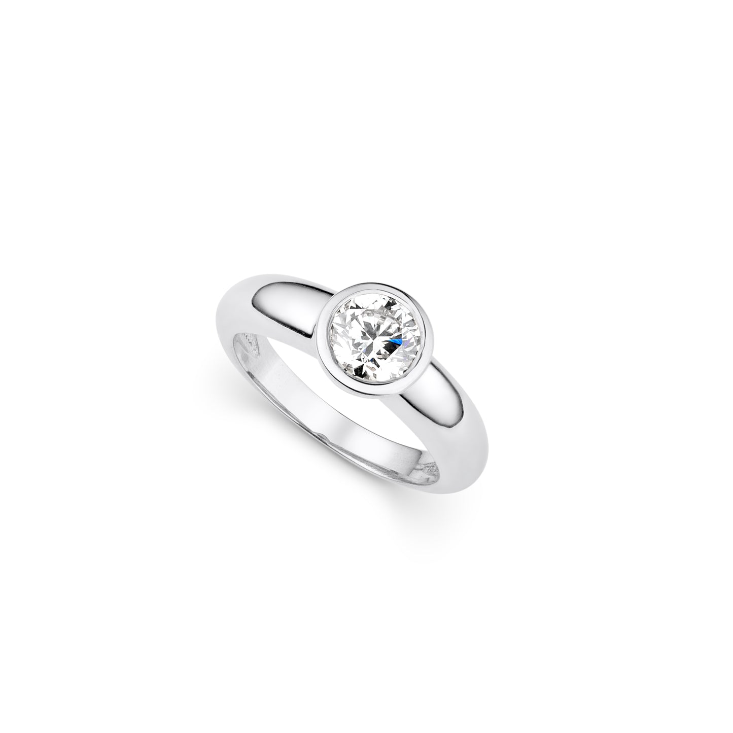 Aurora White Gold Ring
