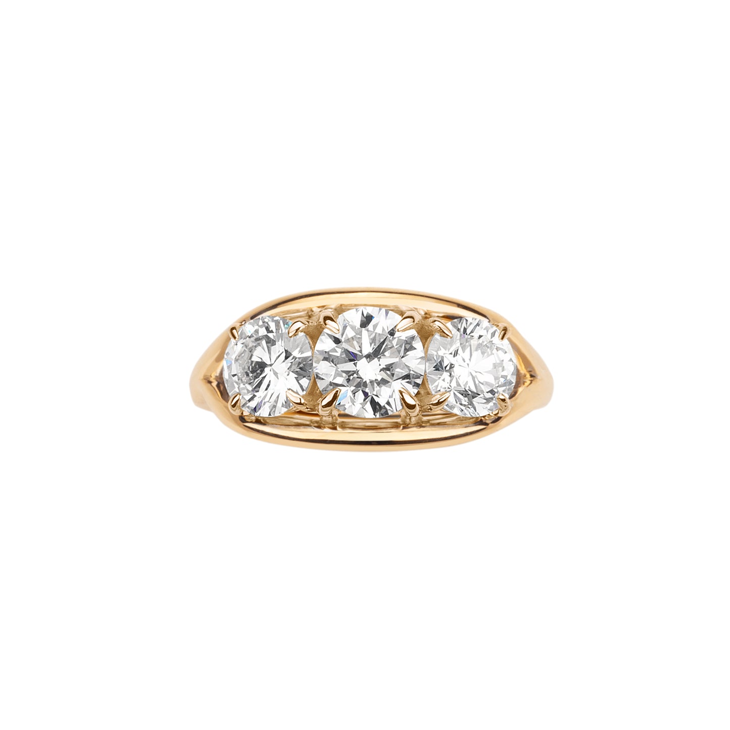 Aria Yellow Gold Ring