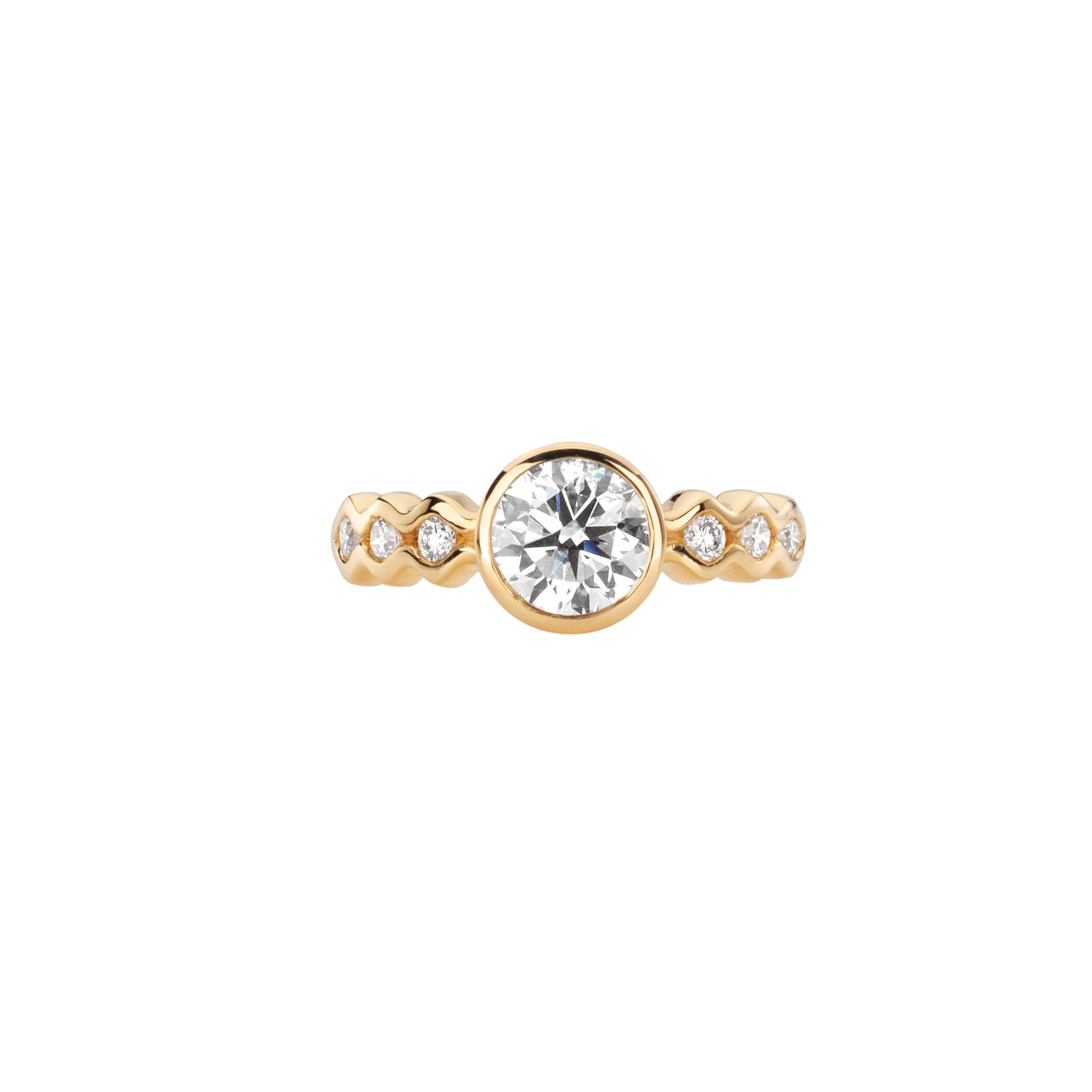The Cloud Yellow Gold Ring