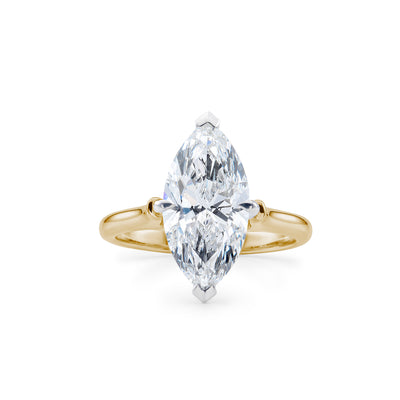 Serena White and Yellow Gold Ring