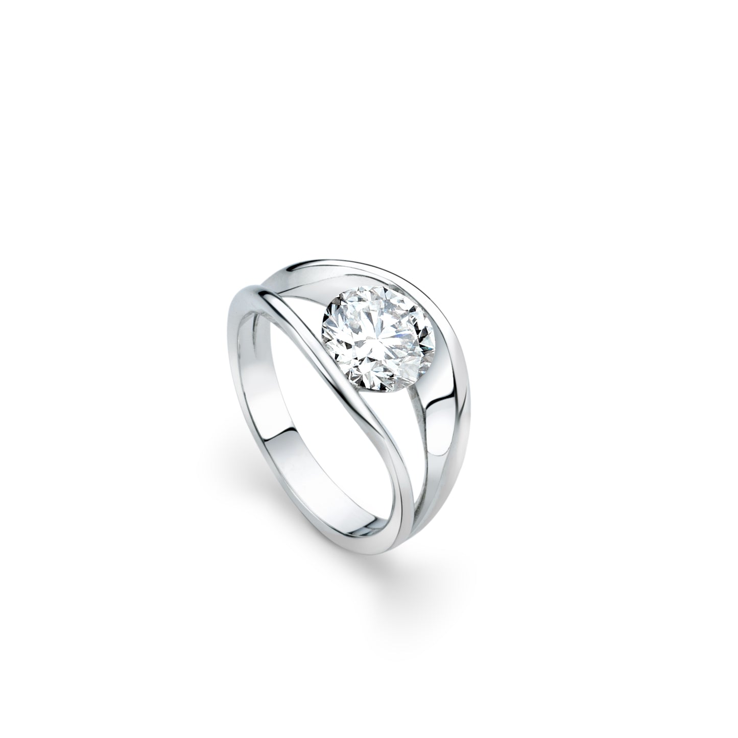 Lucy White Gold Ring