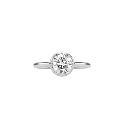 Georgian White Gold Ring