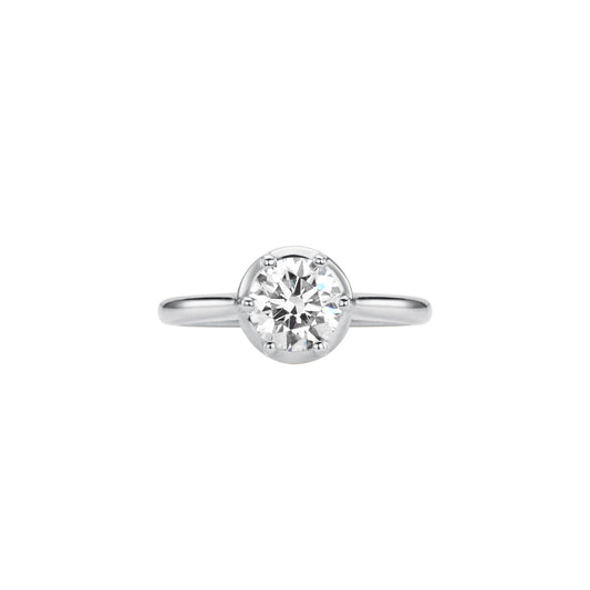 Georgian White Gold Ring