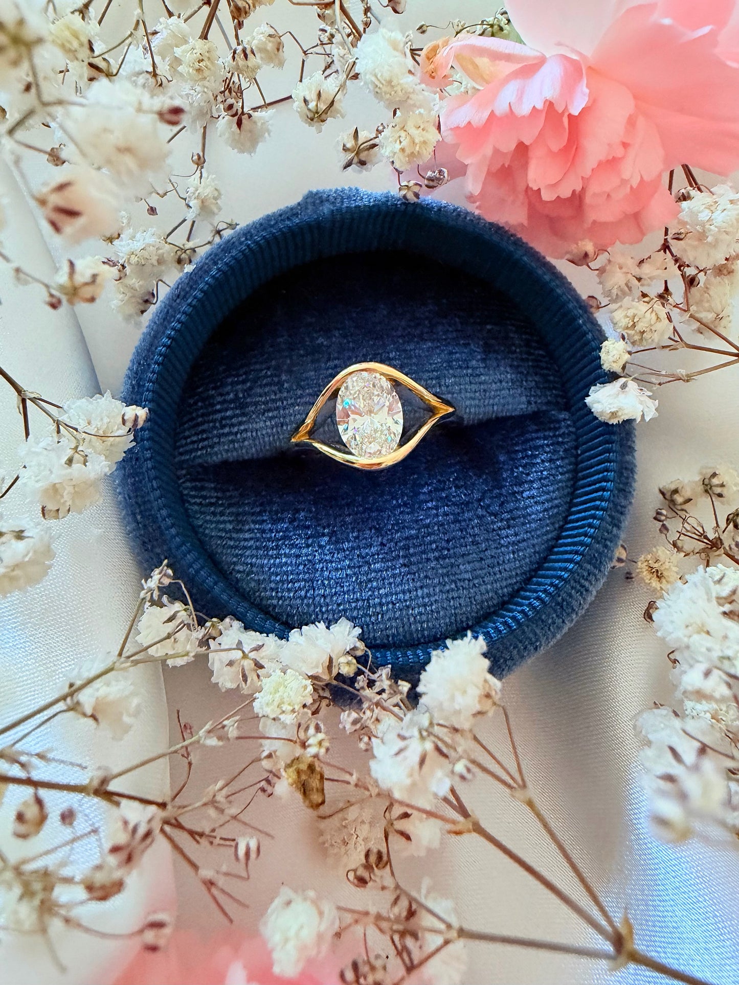Luna Infinity Yellow Gold Ring