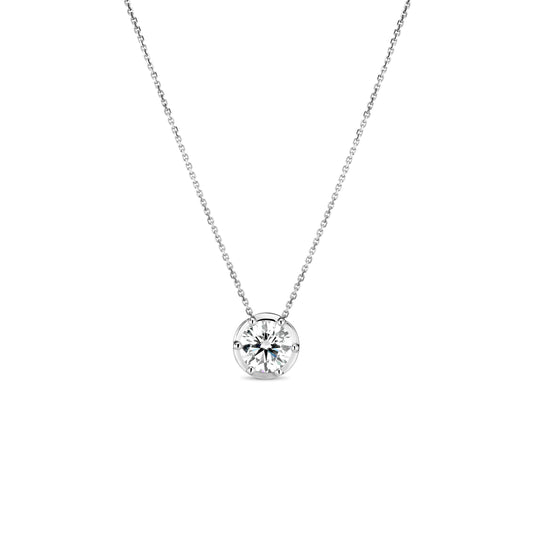 Georgian White Gold Necklace