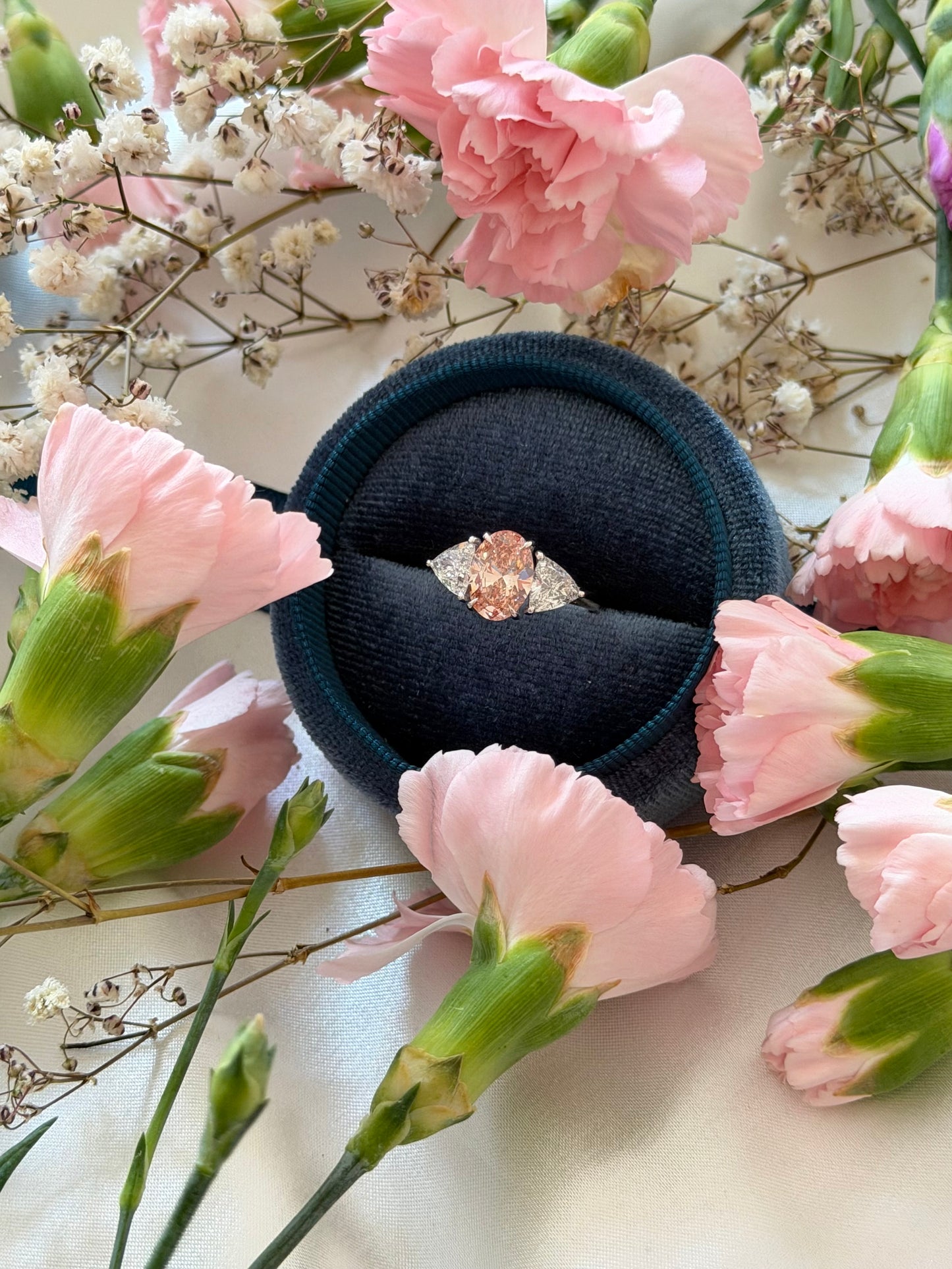 Rosaline White and Yellow Gold Ring