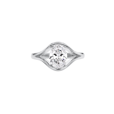 Luna Infinity White Gold Ring