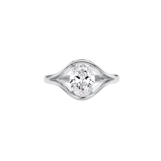 Luna Infinity White Gold Ring