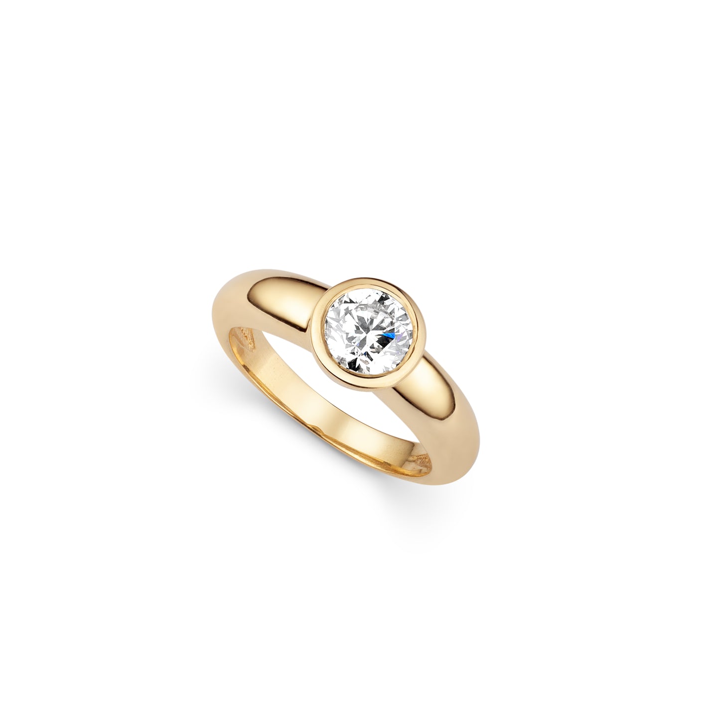Aurora Yellow Gold Ring