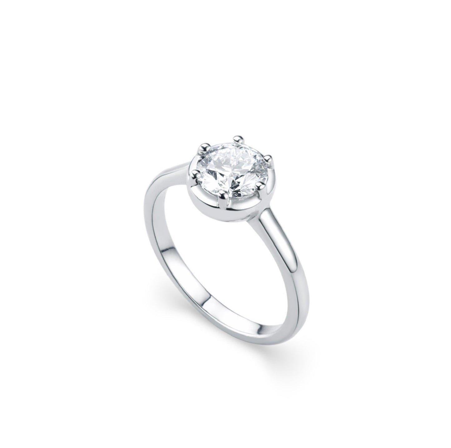 Georgian White Gold Ring