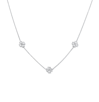 Lucky Clover Platinum Necklace