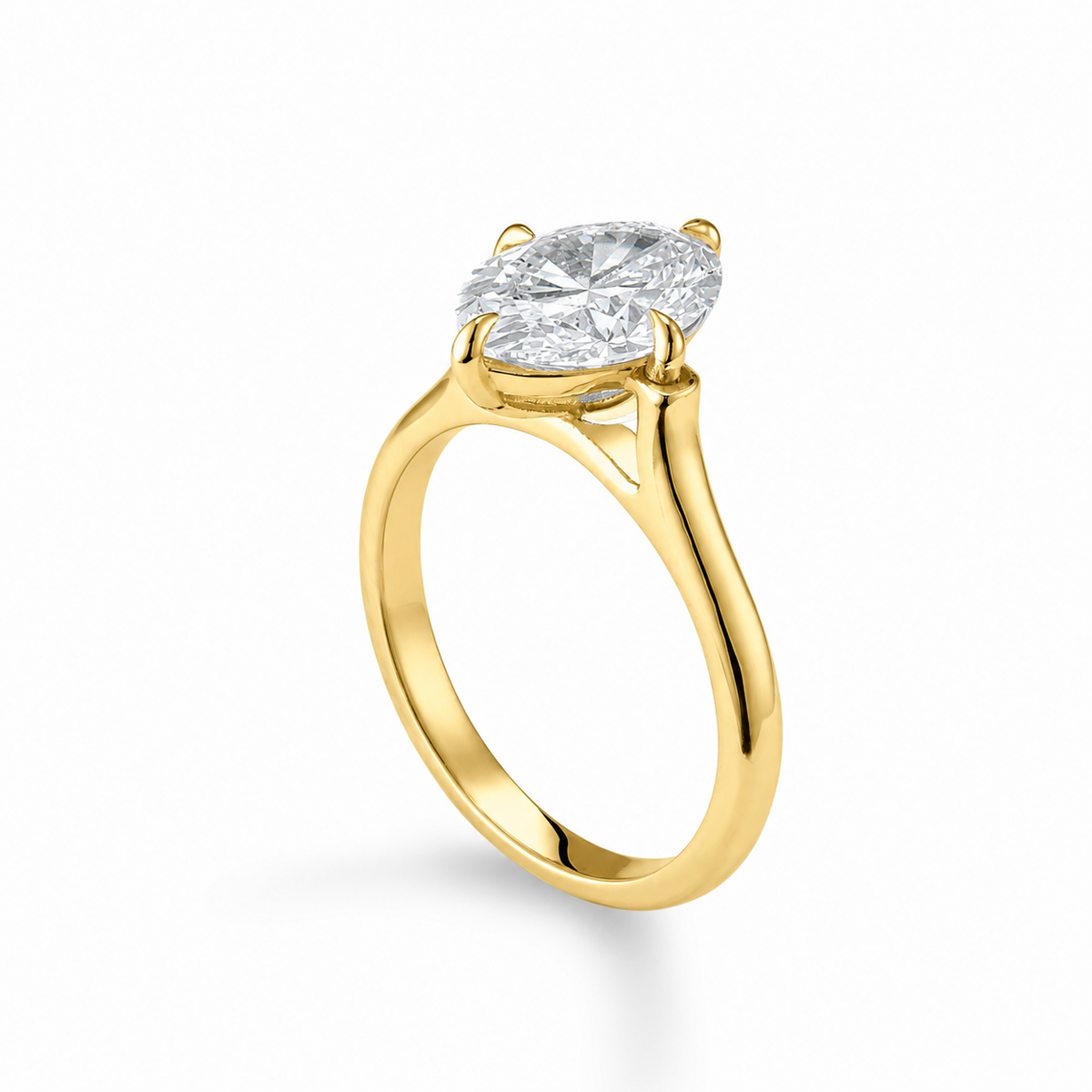 Elise Yellow Gold Ring