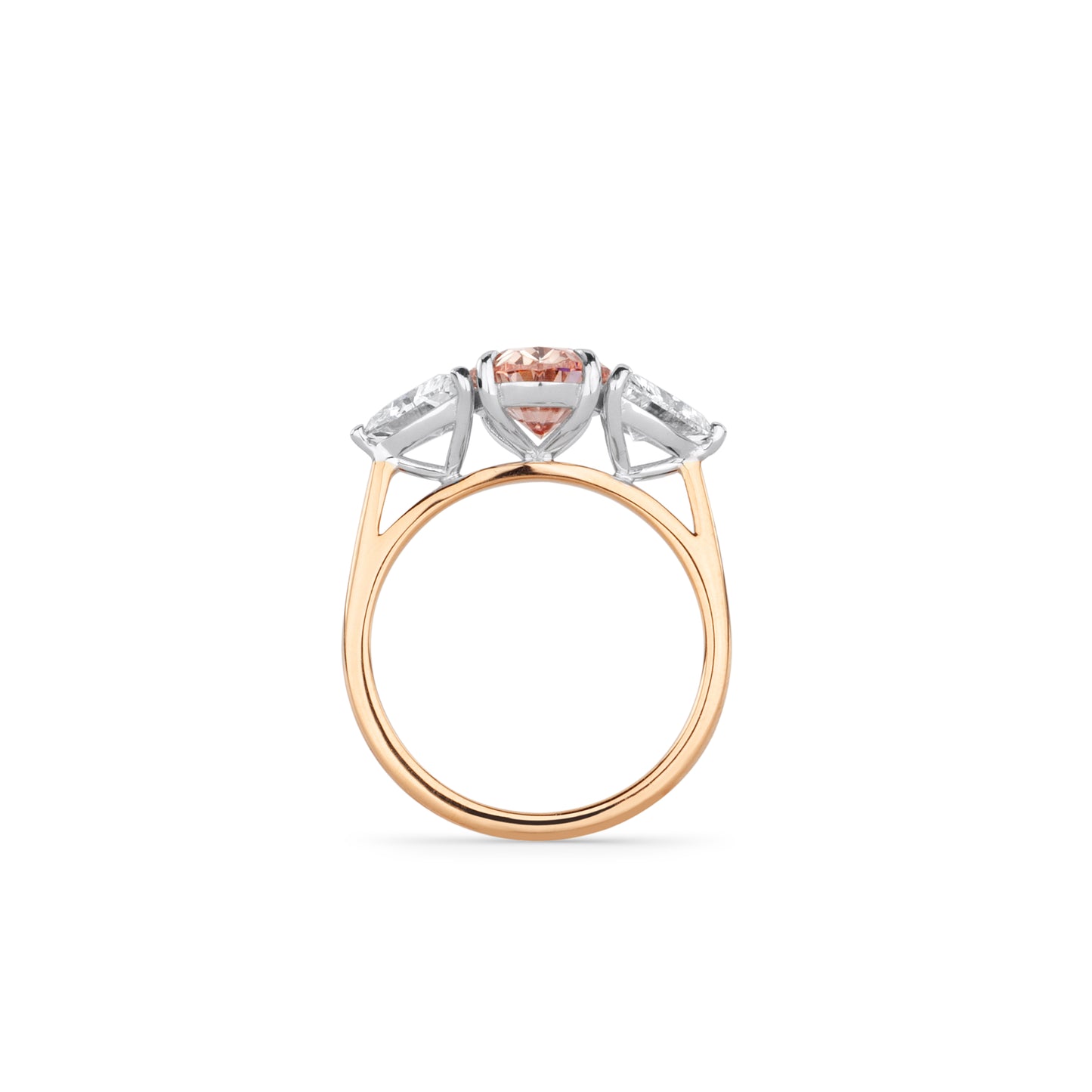 Rosaline White and Yellow Gold Ring