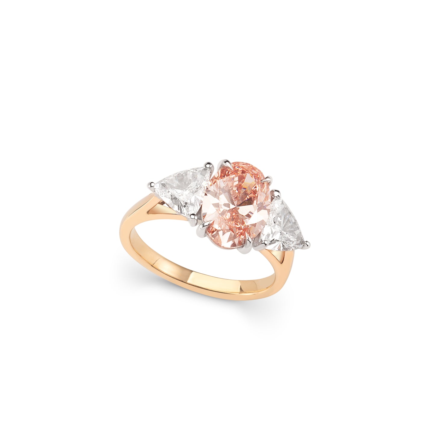 Rosaline White and Yellow Gold Ring