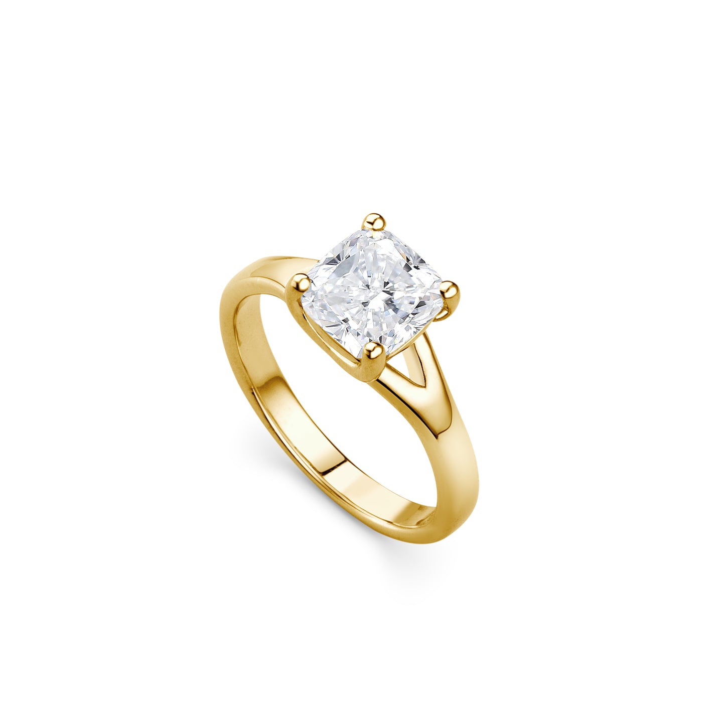 Crown Yellow Gold Ring