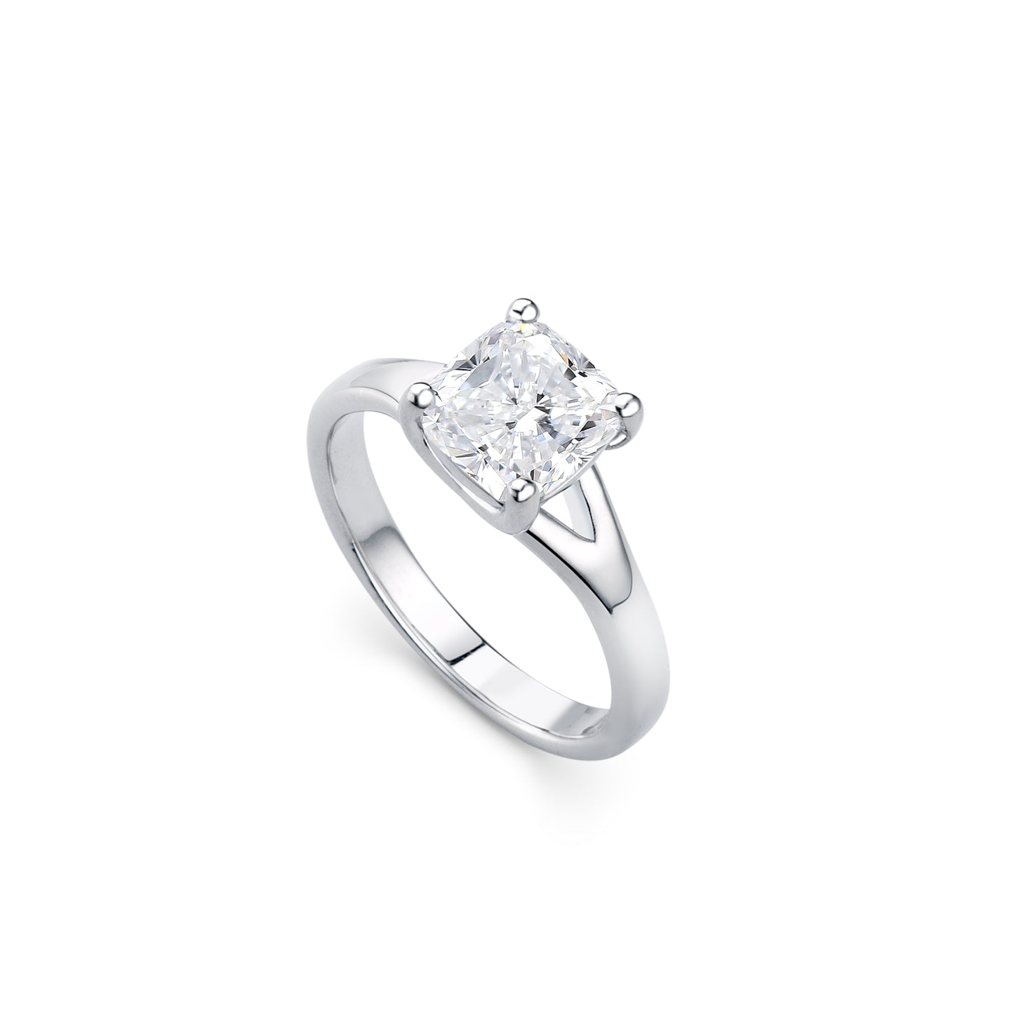 Crown White Gold Ring