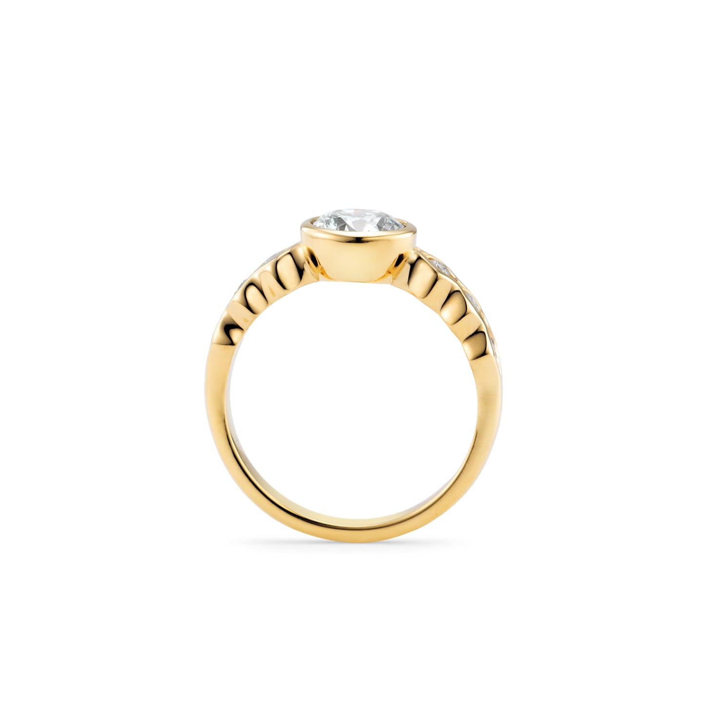 The Cloud Yellow Gold Ring